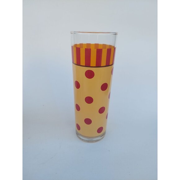 4 Gail Pittman Siena Polka Dot Tumblers VGC 12 fl oz - Picture 2 of 3